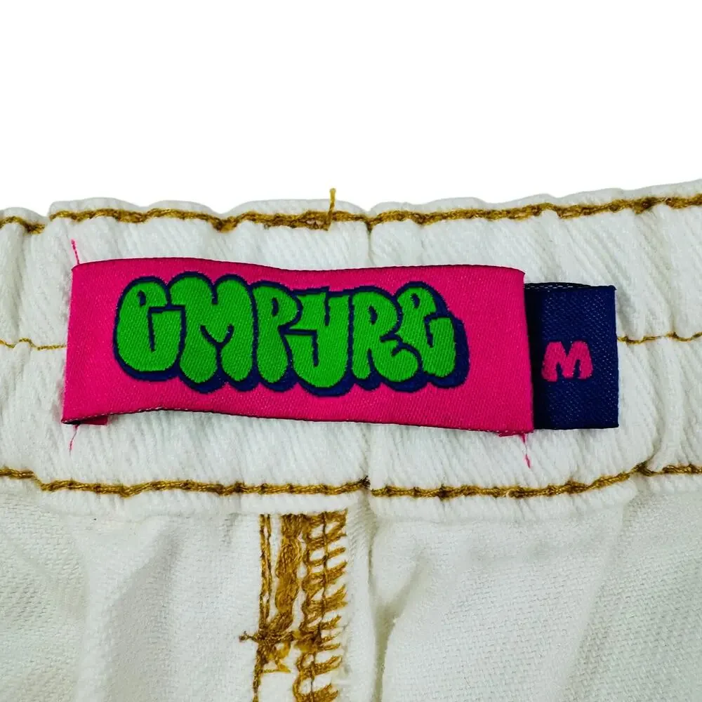 Empyre Dixie Birch Carpenter Skater Baggy High-Rise Shorts Women's Size Medium
